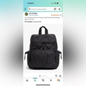 Vera Bradley Women's Featherweight Backpack